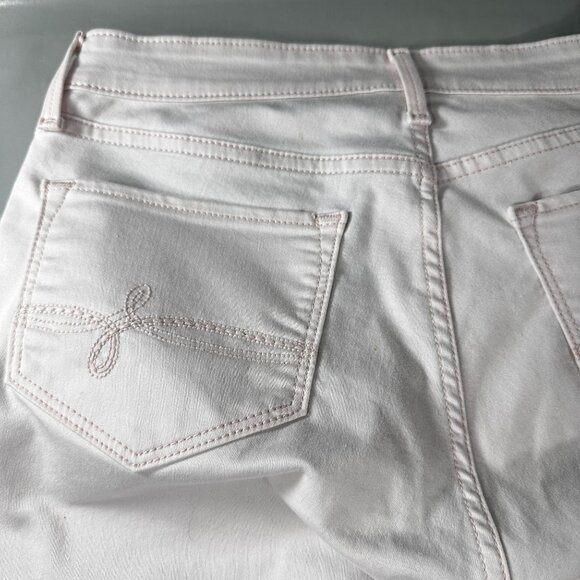 Denizen Levis Denim Stretch Jeans Low Rise Jeggings Straight Women White - Picture 14 of 16